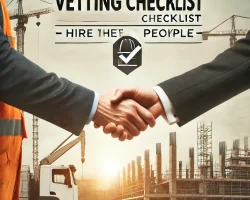 Contractor & Supplier Vetting Checklist – Hire the Right People for Your Property Development Project