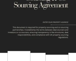 Sourcing & Co-Sourcing Agreement – Legally Binding Property Deal Contract